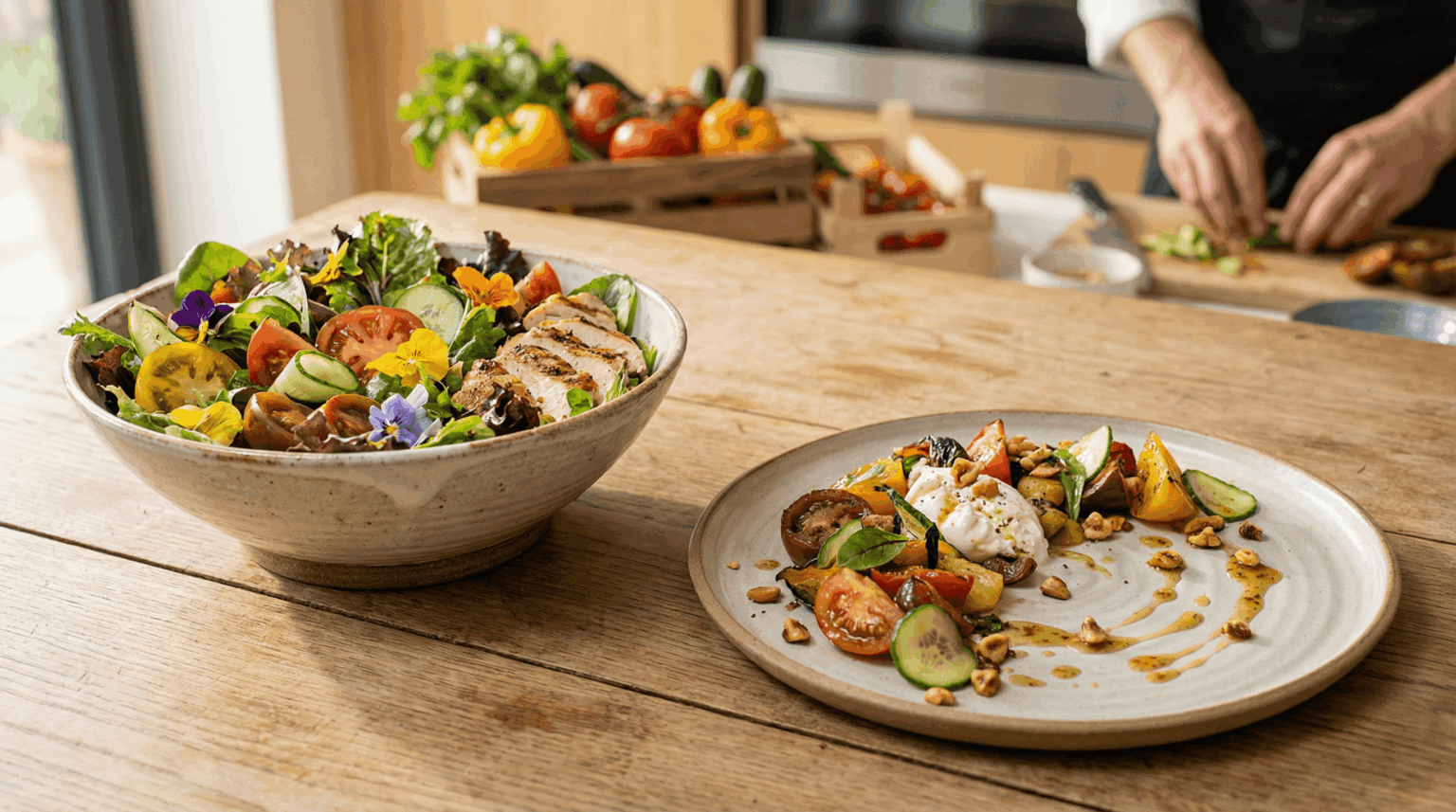 New Salad Trends: From Bowls to Plates
